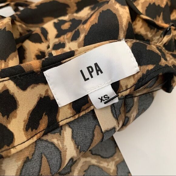 LPA Lunetta Leopard Print Slip Dress - Picture 5 of 6